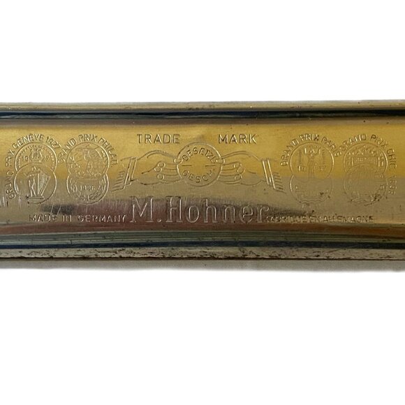 Vintage M. Hohner Rheingold Harmonica Made in Germany - Picture 11 of 11